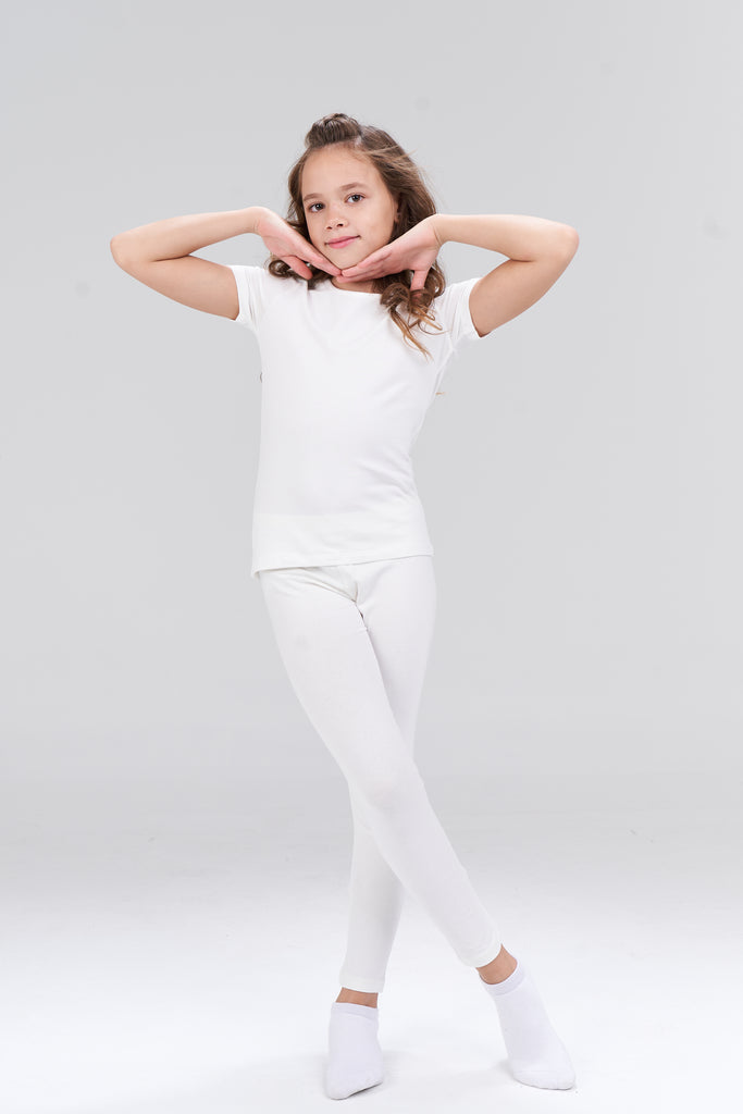 Cotton leggings for Girls - (Sizes 8-15)
