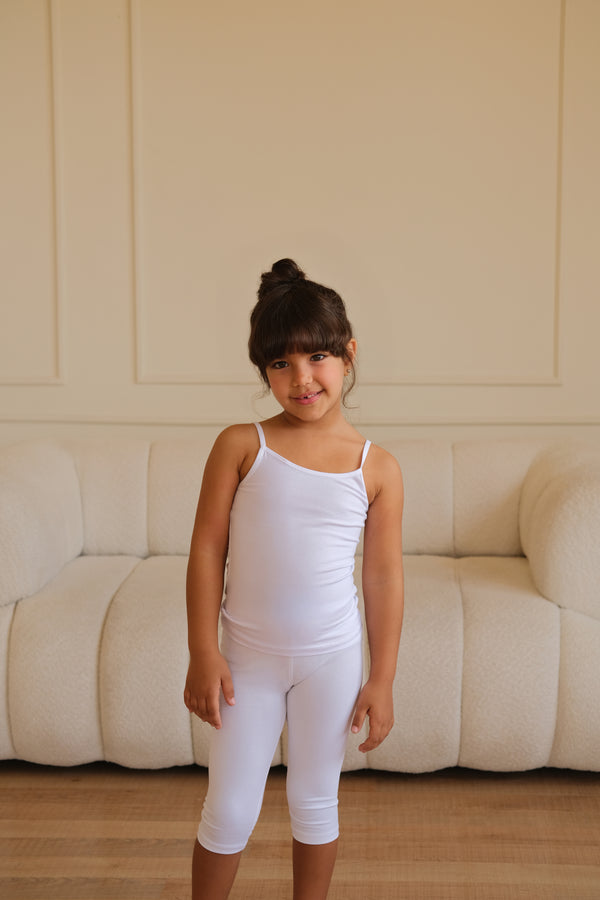 Girls cotton spaqhetti