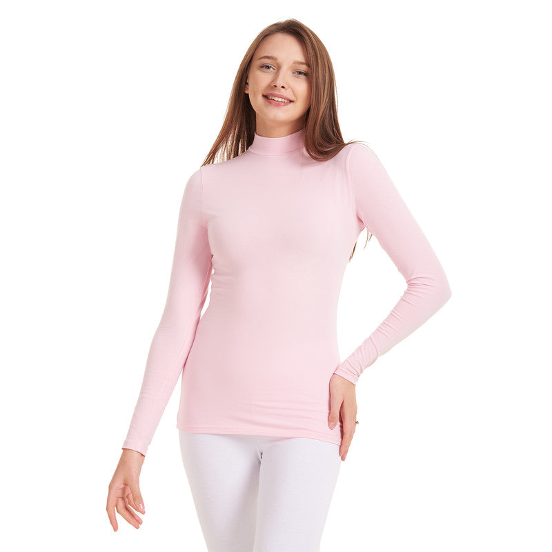 Long Sleeve High Neck Cotton for Women